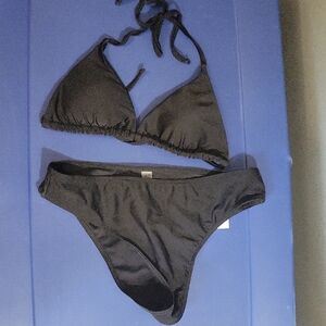 Black Triangle Bikini Set